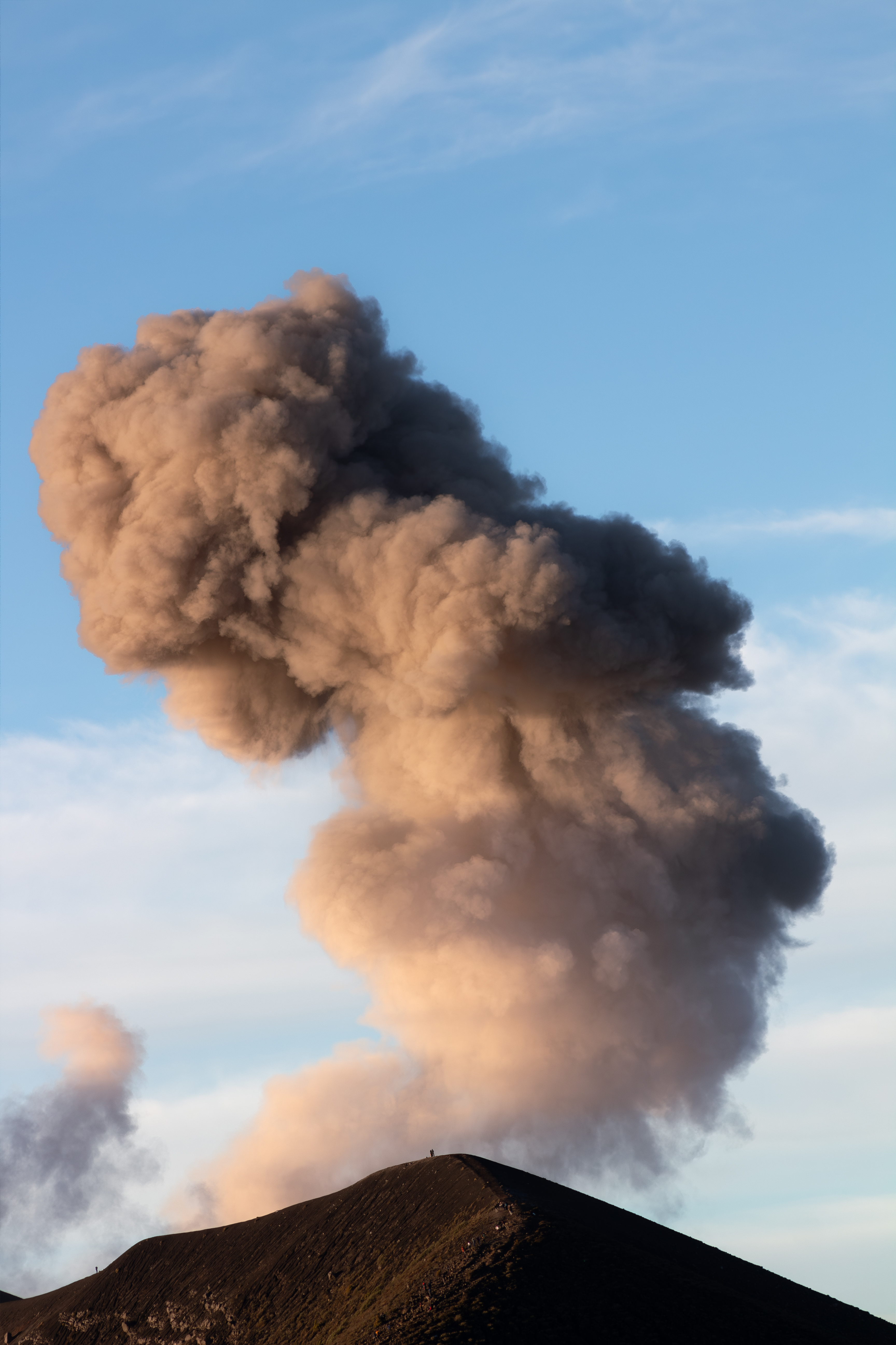 Fuego volcano eruption photo